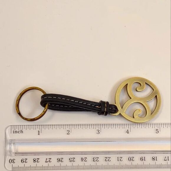 Scroll Style Keychain Key Ring Chain Fob Hangtag Metal - Picture 7 of 12